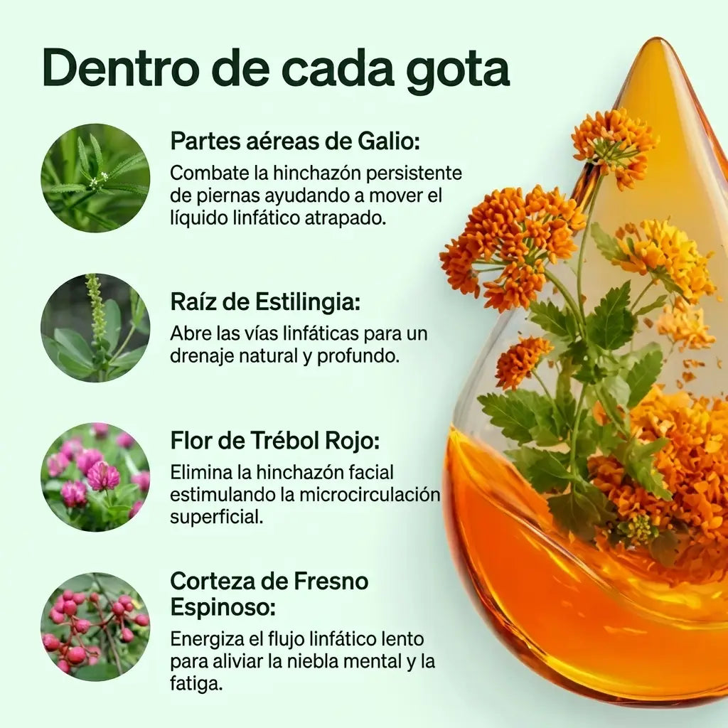 LIVIANA® | Drena Naturalmente la Hinchazón del Rostro, Abdomen y Piernas