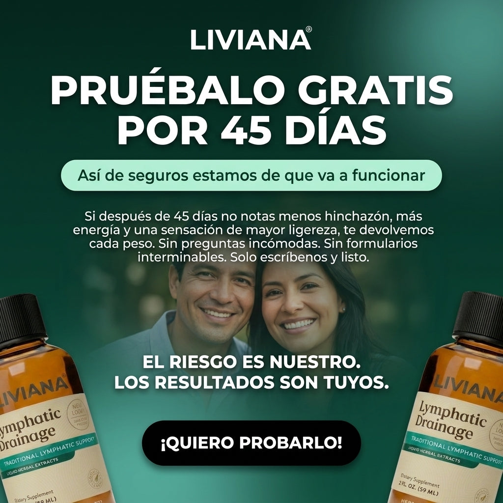 Gotas LIVIANA® | Desintoxicación Linfática de Forma Natural